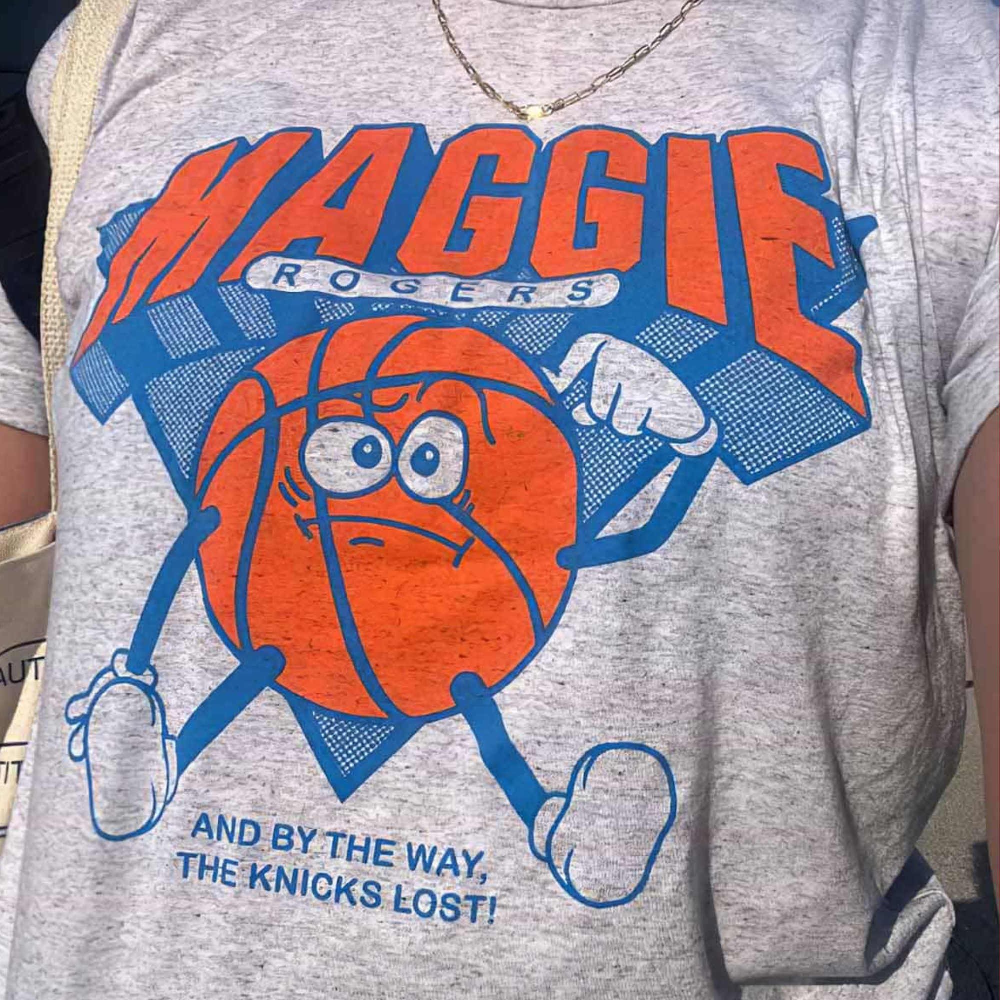 Maggie Rogers And By The Way The Knicks Lost T-Shirt 4 Maggie Rogers And By The Way The Knicks Lost T-Shirt