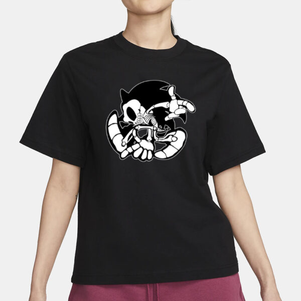 Mamono World Sonic Skeleton T-Shirt3