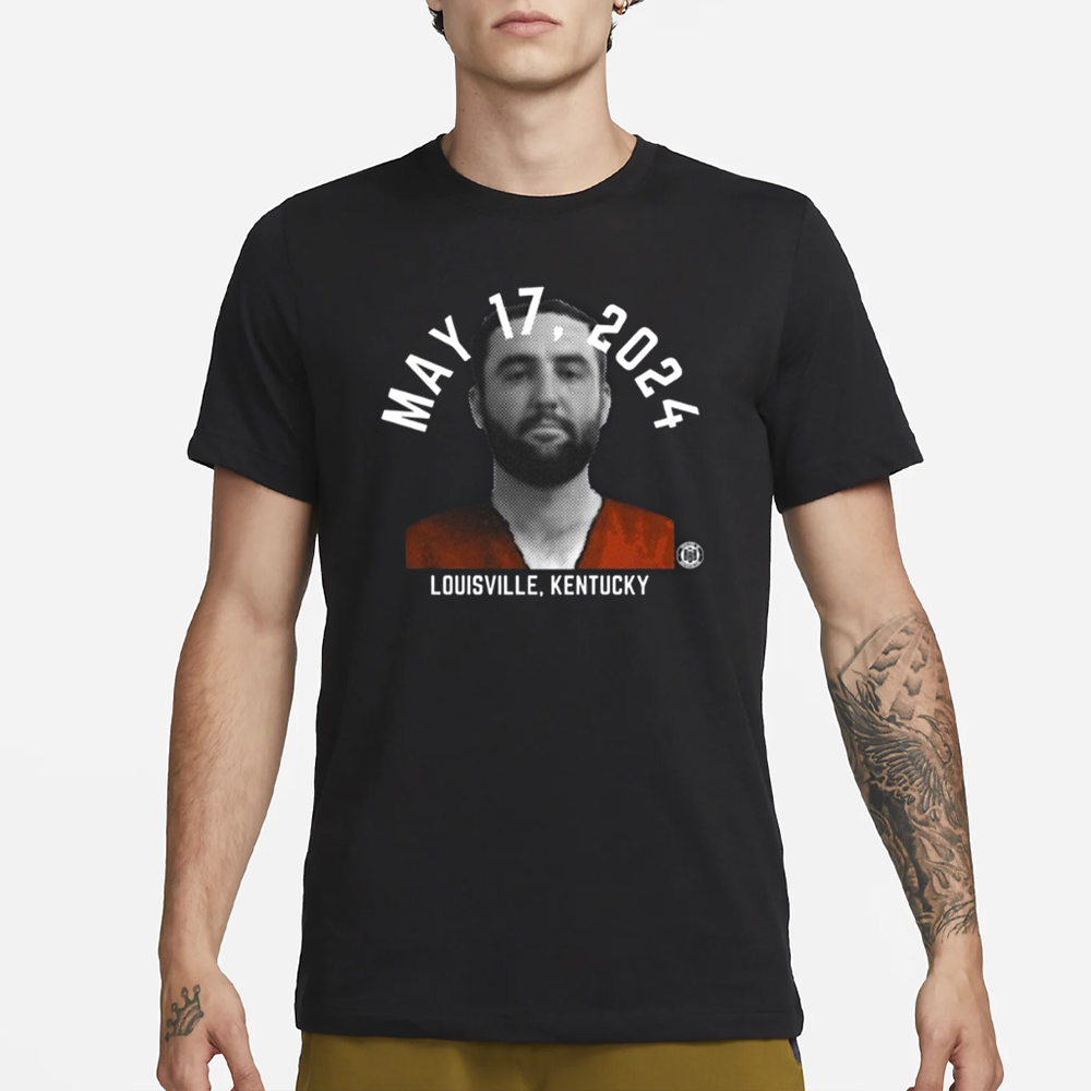 May 17, 2024 Louisville Kentucky Scottie Scheffler Mugshot T-Shirt 4 May 17, 2024 Louisville Kentucky Scottie Scheffler Mugshot T-Shirt1