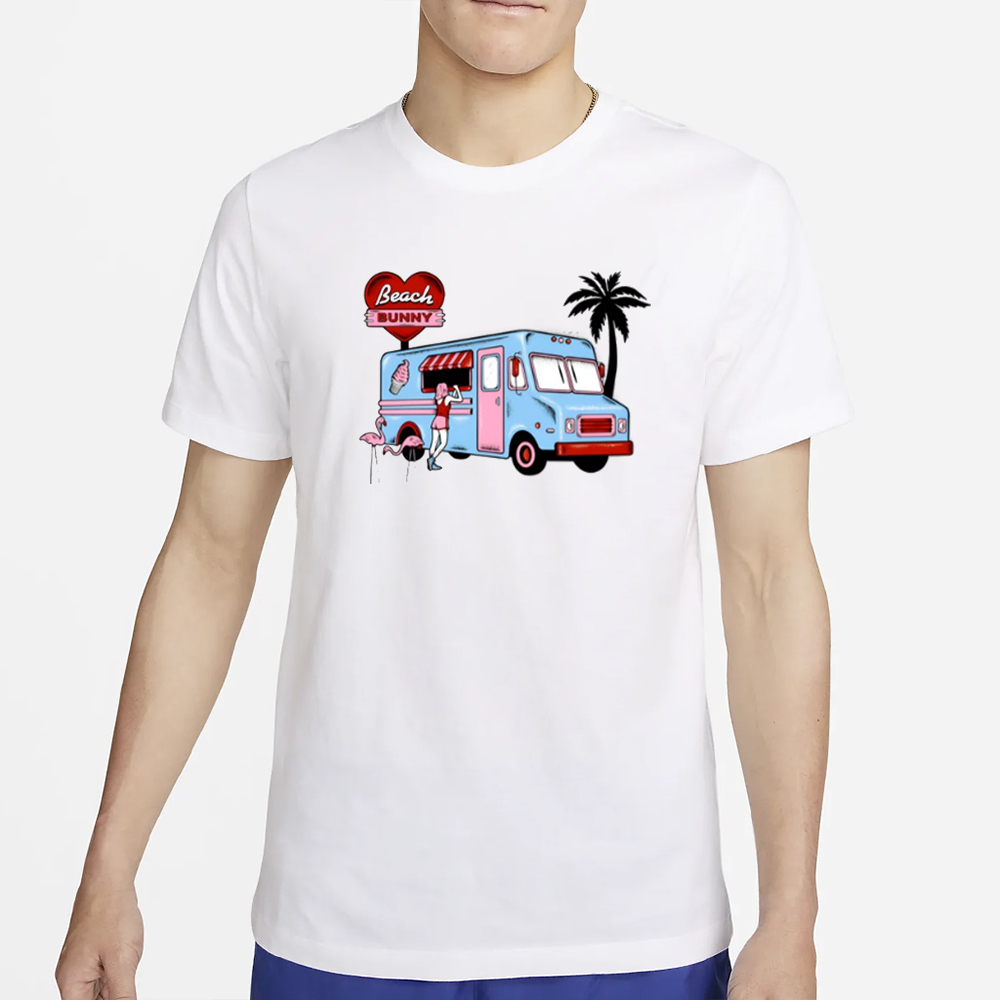 Mikaeladraws Beach Bunny Ice Cream T-Shirt 5 Mikaeladraws Beach Bunny Ice Cream T-Shirt4