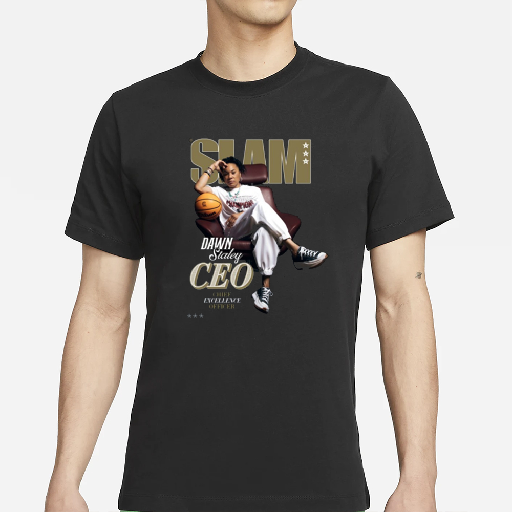 National Champion Dawn Staley Covers Slam 250 T-Shirt 4 National Champion Dawn Staley Covers Slam 250 T-Shirt