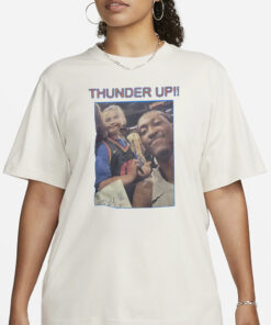 OKC Thunder Jalen Williams And Baby Girl Selfie Thunder Up T-Shirt1