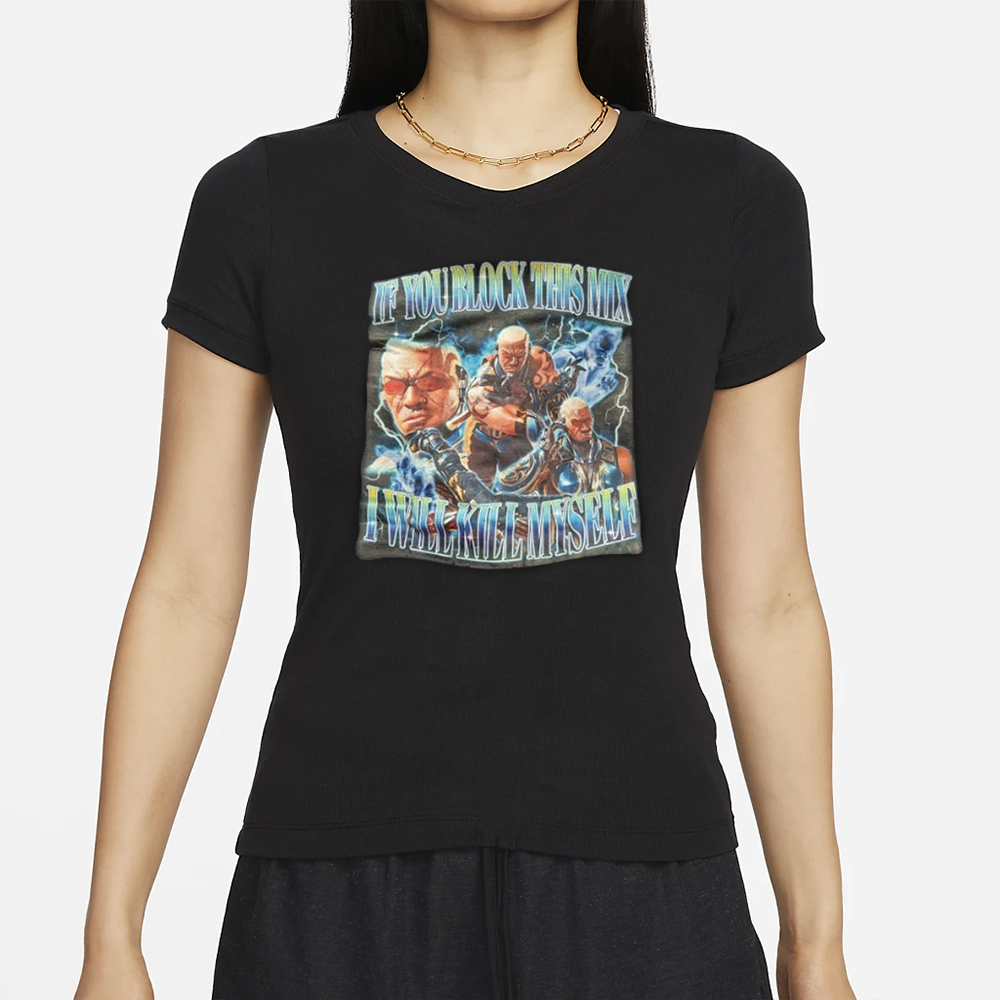 Raven Tekken If You Block This Mix I’ll Kill Myself T-Shirt 4 Raven Tekken If You Block This Mix I’ll Kill Myself T-Shirt