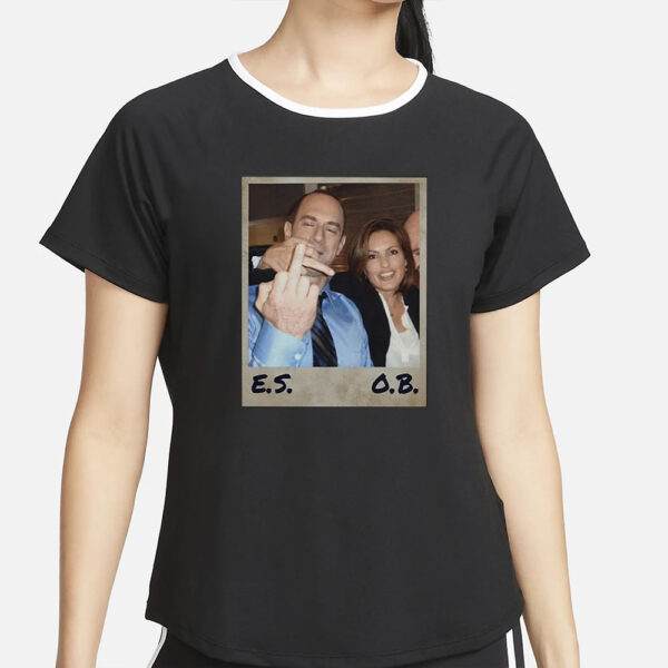 Retro Elliot Stabler And Olivia Benson T-Shirt2