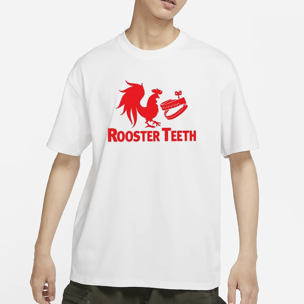 Rooster Teeth Logo T-Shirt 4 Rooster Teeth Logo T-Shirt