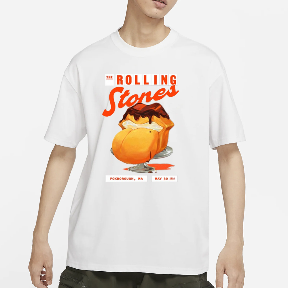 The Rolling Stones Foxborough, Ma May 30 2024 T-Shirt 4 The Rolling Stones Foxborough, Ma May 30 2024 T-Shirt
