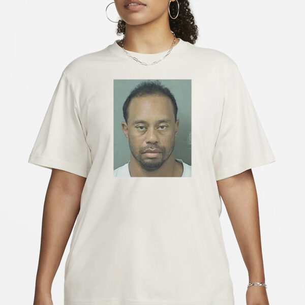 Tiger Woods Mugshot T-Shirt3