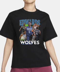 Timberwolves Anthony Edwards Wolves T-Shirt1
