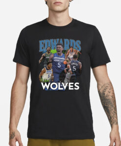 Timberwolves Anthony Edwards Wolves T-Shirt4