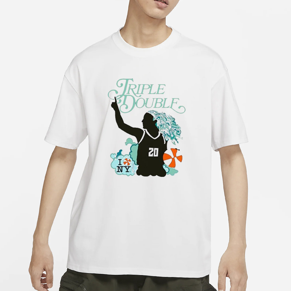 Triple Double I Love Ny T-Shirt 4 Triple Double I Love Ny T-Shirt