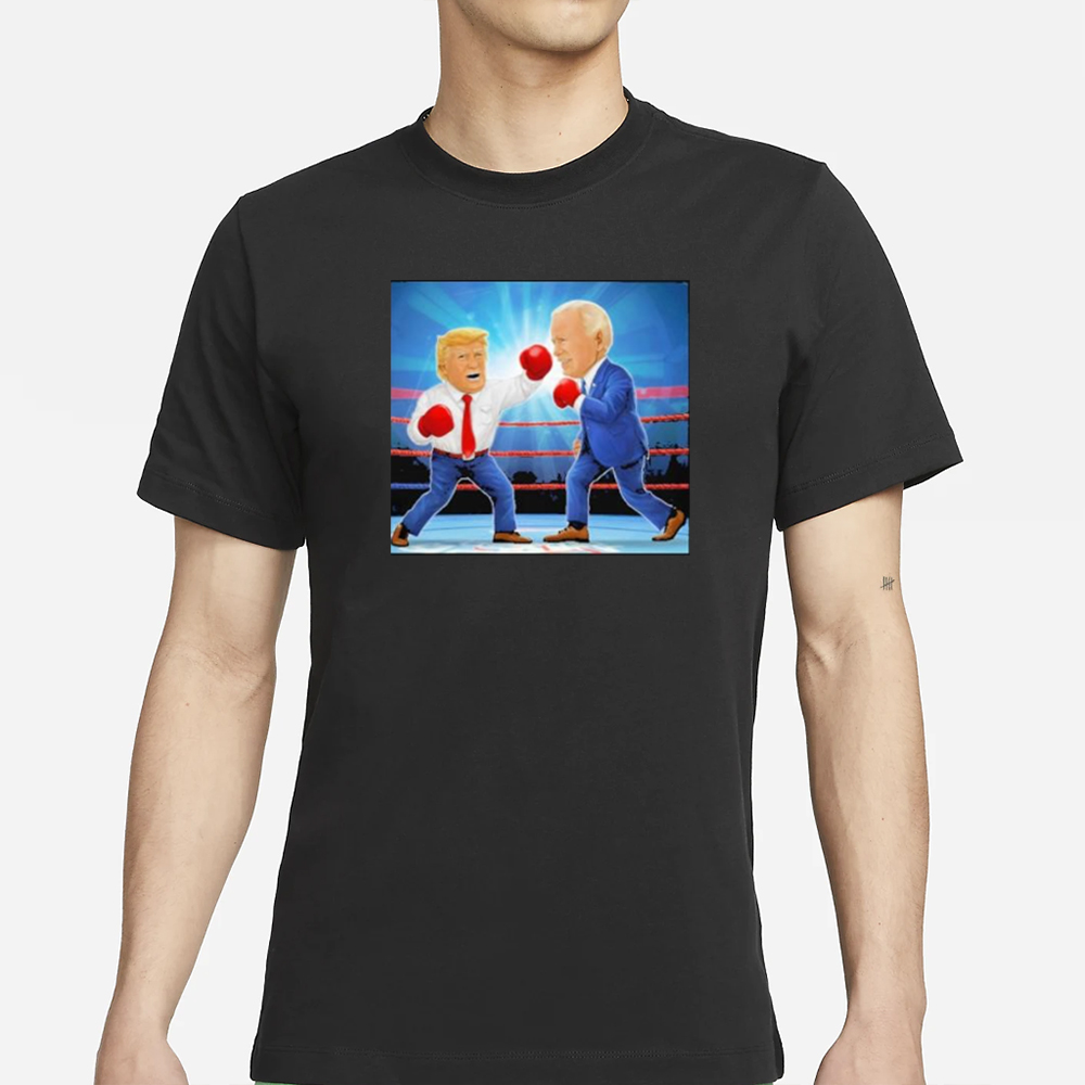 Trump Vs Biden Boxing Match President Election 2024 T-Shirt 4 Trump Vs Biden Boxing Match President Election 2024 T-Shirt