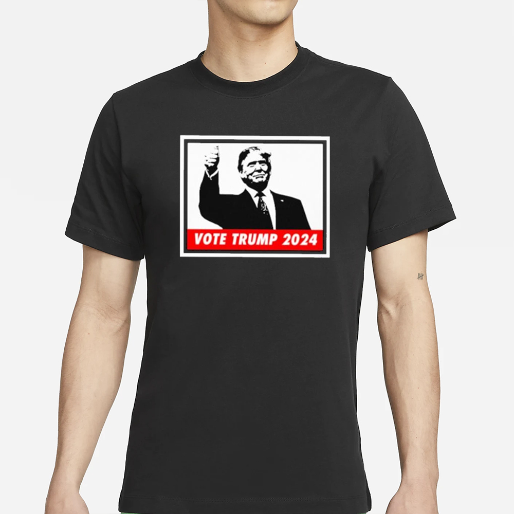 Vote Trump President 2024 Obey T-Shirt 4 Vote Trump President 2024 Obey T-Shirt