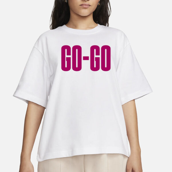 Wham Go-Go With Pink Text T-Shirts
