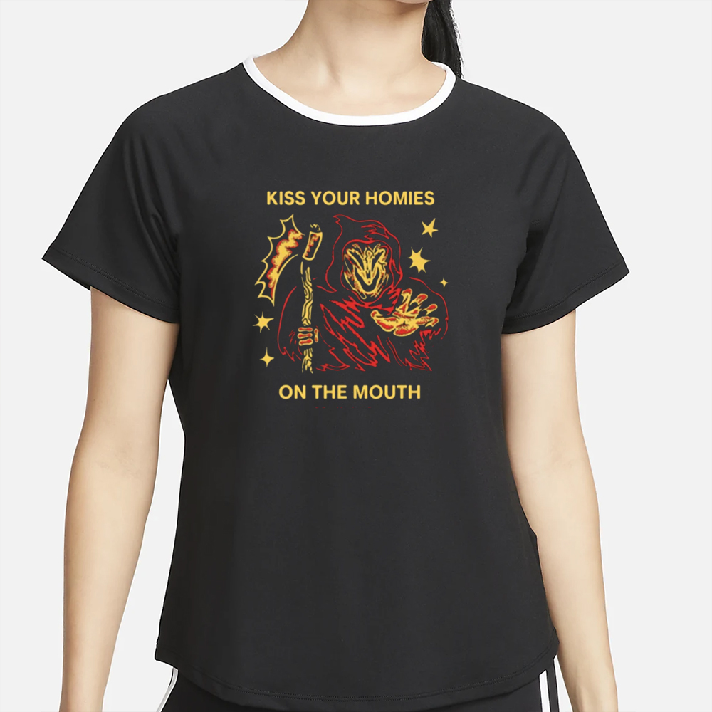 Wizard Of Barge Kiss Your Homies On The Mouth T-Shirt5