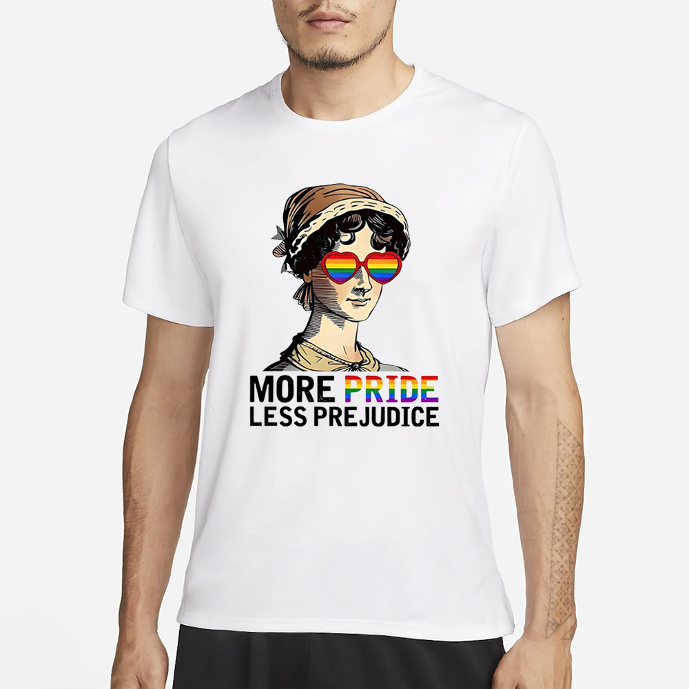 Women’s More Pride Less Prejudice T-Shirt 4 Women’s More Pride Less Prejudice T-Shirt1