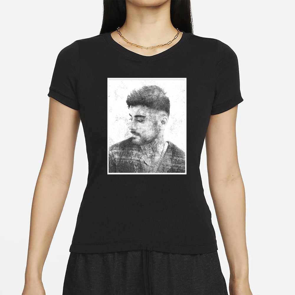 Zayn Malik Zayn Portrait Photo T-Shirt 4 Zayn Malik Zayn Portrait Photo T-Shirt