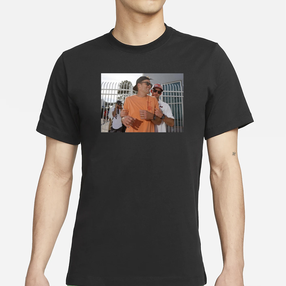 Al Horford Wearing Tom Brady T-Shirt 4 Al Horford Wearing Tom Brady T-Shirt