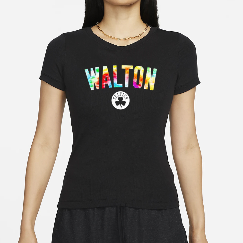 Celtics Bill Walton Tie-dye T-Shirt 4 Celtics Bill Walton Tie-dye T-Shirt