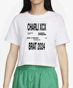 Charli Xcx Plus Special Guest Aliyah’s Interlude June 12 Chicago Shirt2
