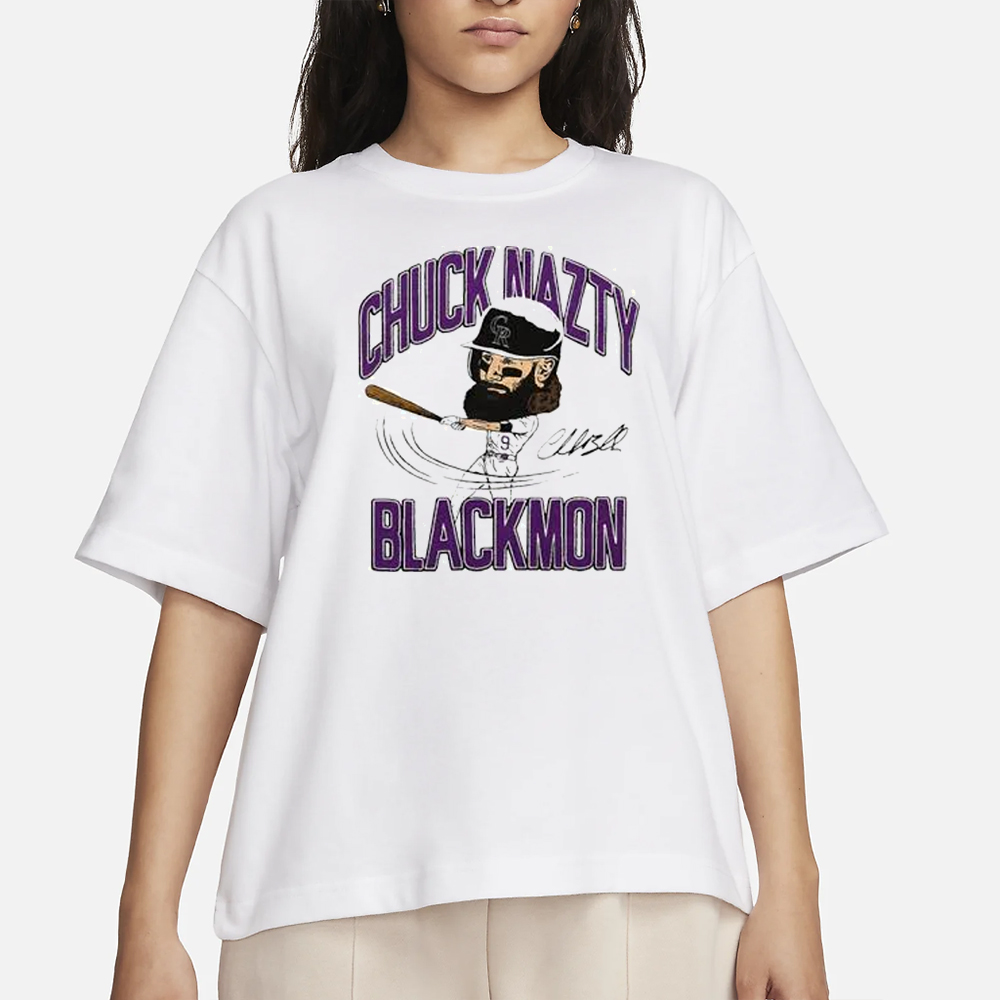 Charlie Blackmon Signature T-Shirt 4 Charlie Blackmon Signature T-Shirt
