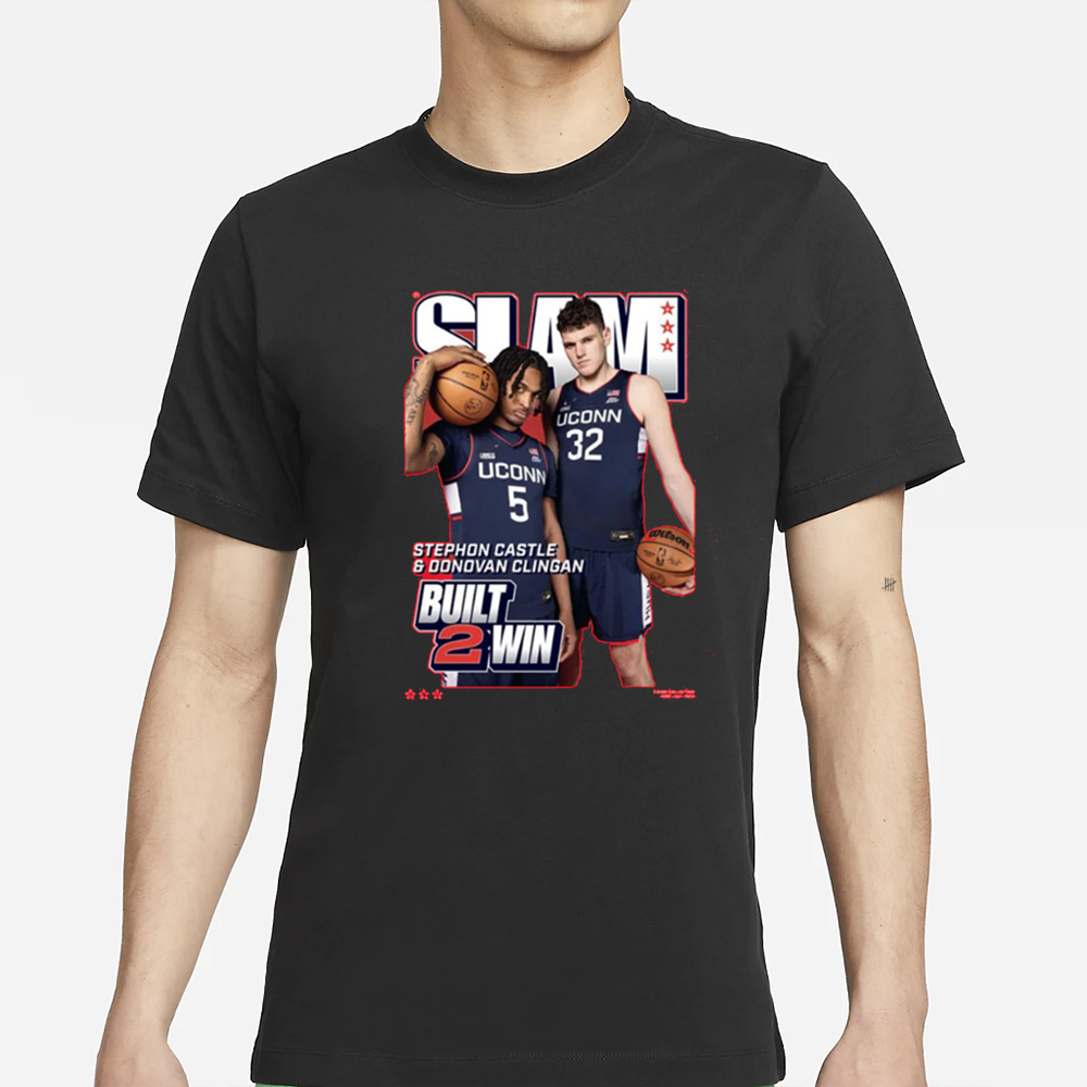 Dan Hurley Donovan Clingan And Stephon Castle Built 2 Win T-Shirt 4 Dan Hurley Donovan Clingan And Stephon Castle Built 2 Win T-Shirt