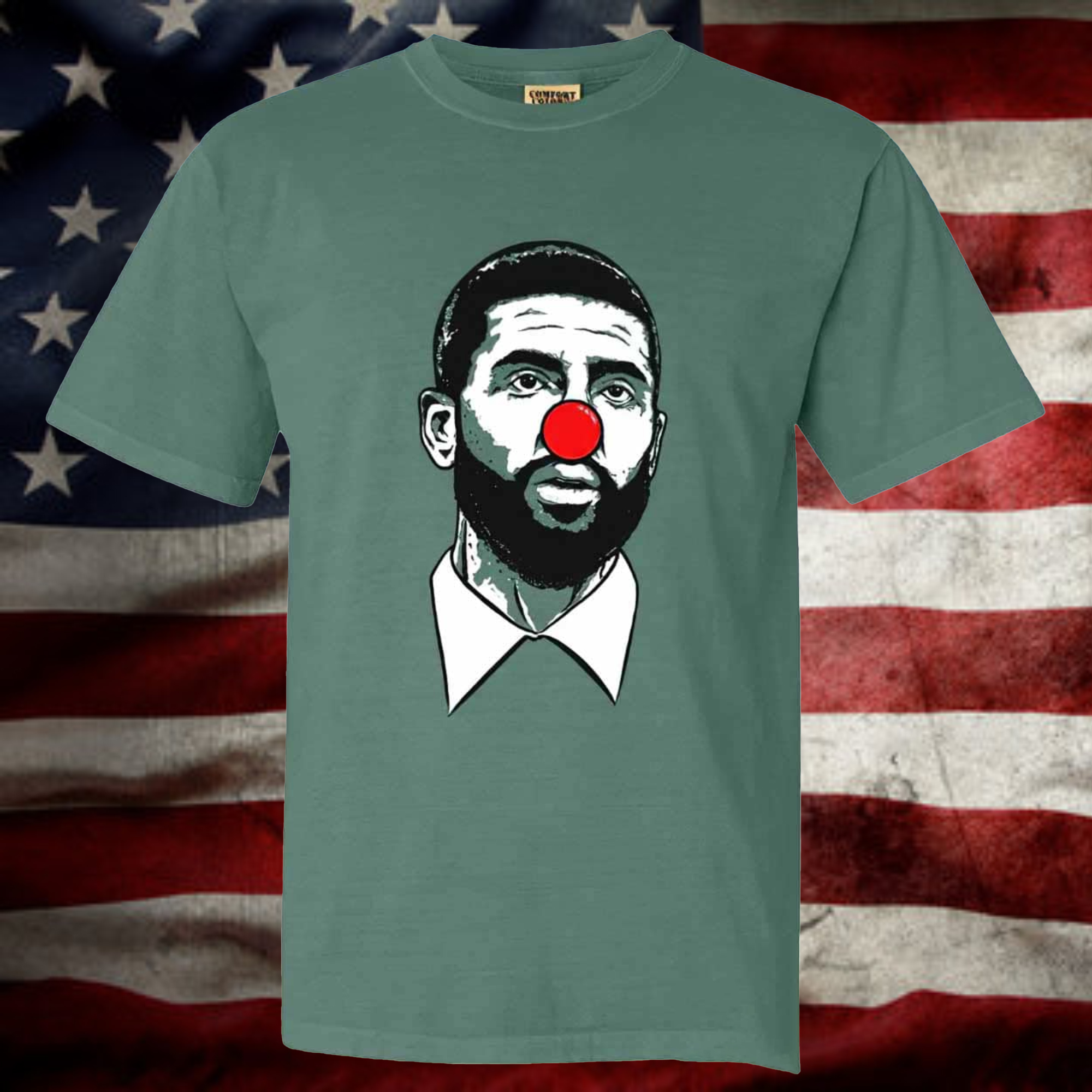 Dave Portnoy Kyrie Irving Clown T-Shirt 4 Dave Portnoy Kyrie Irving Clown T-Shirt