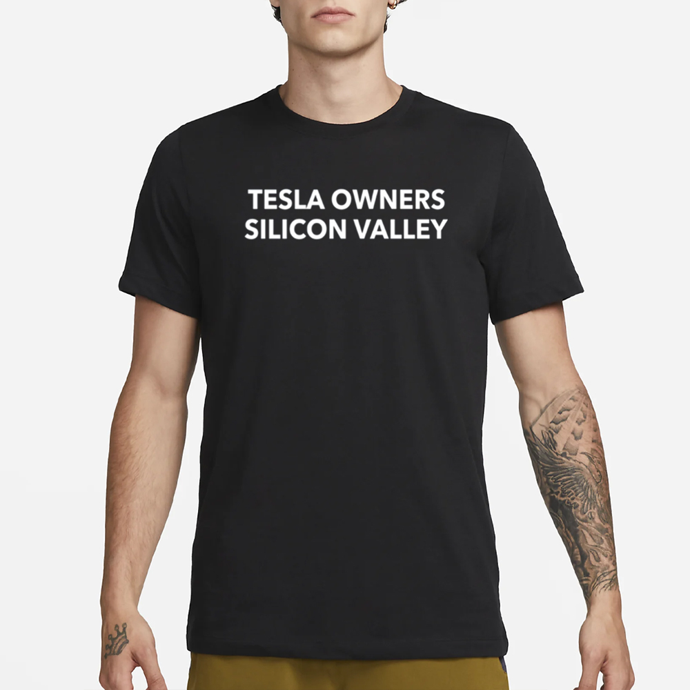 Evan Loves Worf Tesla Owners Silicon Valley T-Shirt 4 Evan Loves Worf Tesla Owners Silicon Valley T-Shirt1