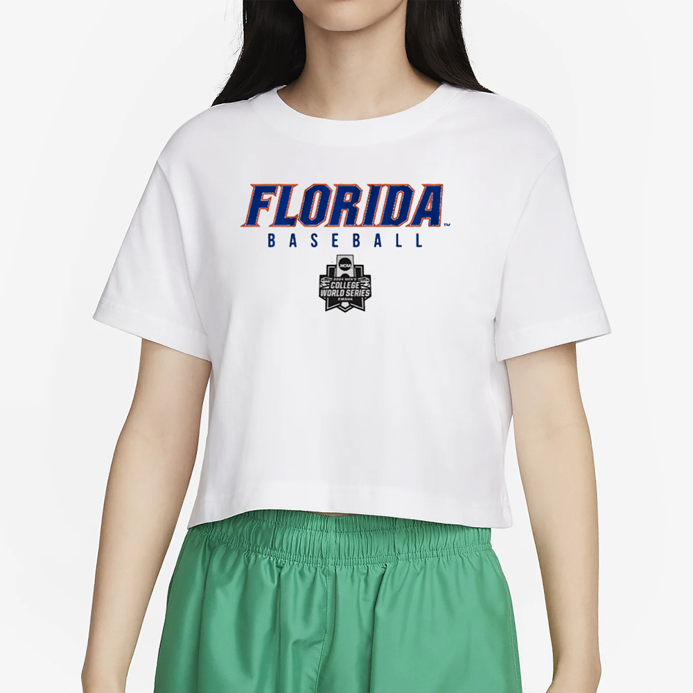 FLORIDA BASEBALL: 2024 COLLEGE WORLD SERIES T-SHIRT 4 FLORIDA BASEBALL 2024 COLLEGE WORLD SERIES T-SHIRT2