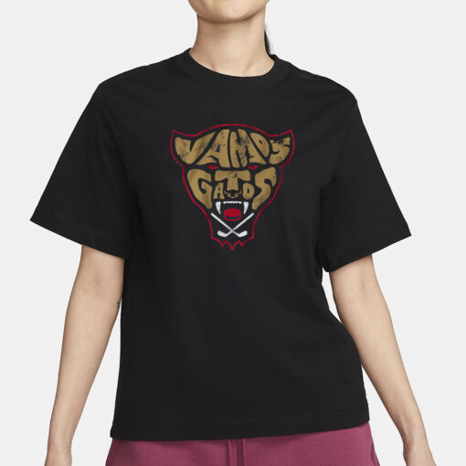 FLORIDA HOCKEY VAMOS GATOS T-SHIRT3