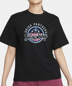Florida Panthers Hockey Leaping Cat T-Shirt3