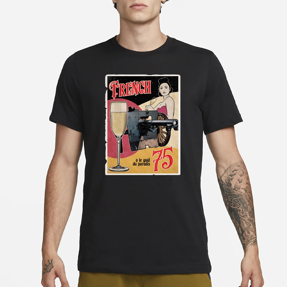 Forgotten Weapons Merch French 75 T-Shirt 4 Forgotten Weapons Merch French 75 T-Shirt1