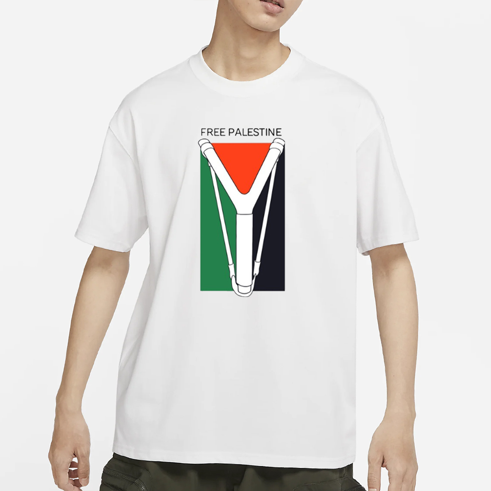 Free Palestine Slingshot T-Shirt 4 Free Palestine Slingshot T-Shirt