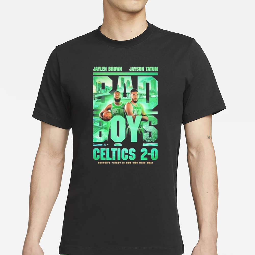 Jaylen Brown Jayson Tatum Bad Boys Celtics 2-0 T-Shirt 4 Jaylen Brown Jayson Tatum Bad Boys Celtics 2-0 T-Shirt
