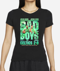 Jaylen Brown Jayson Tatum Bad Boys Celtics 2-0 T-Shirts