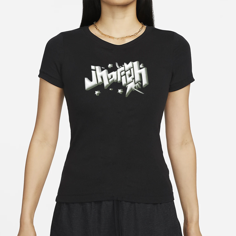 Jhariah Clare 3D Logo T-Shirt 4 Jhariah Clare 3D Logo T-Shirt