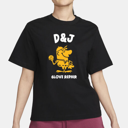 Jimmy Lonetti D&J Glove Repair T-Shirt3