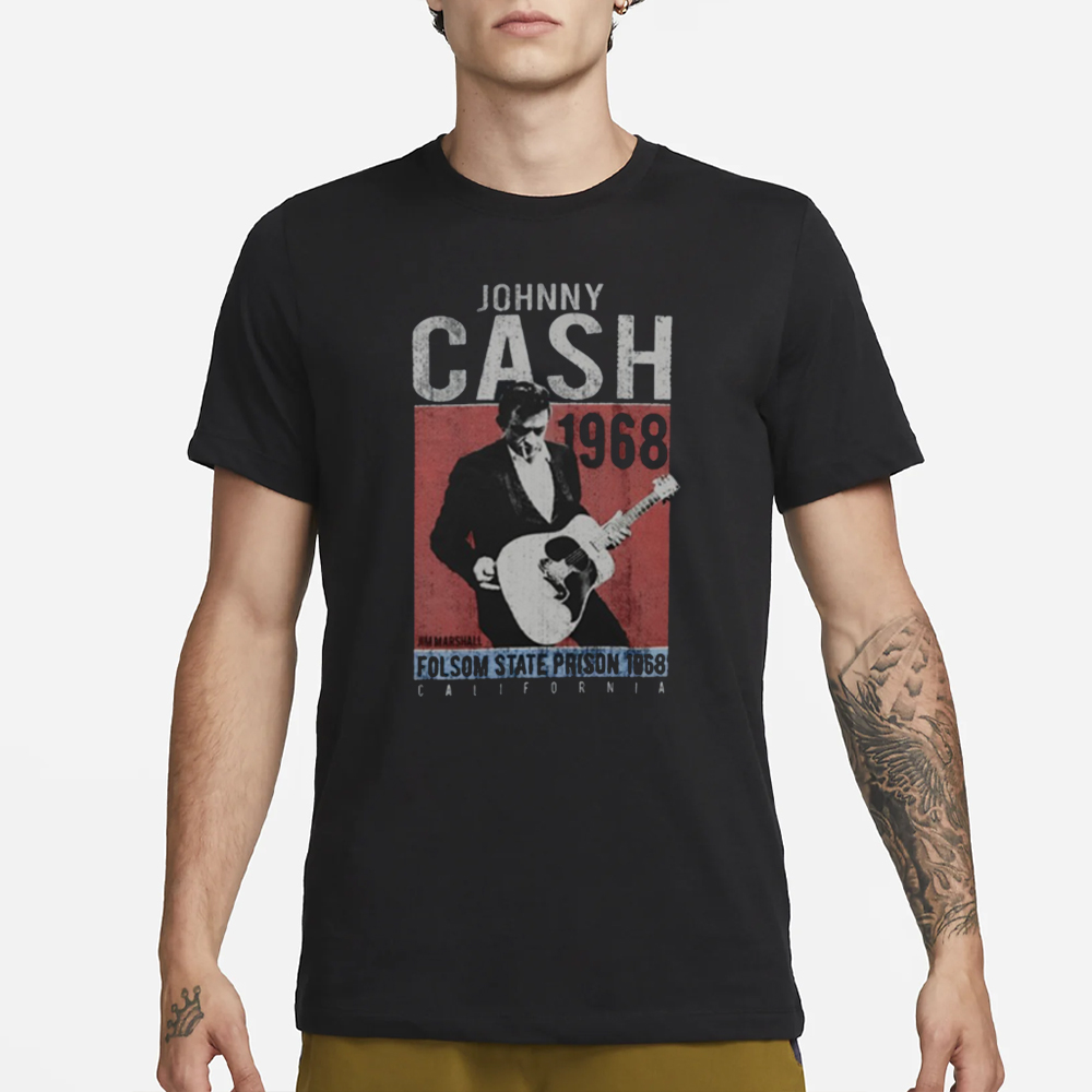 Joe Rogan Wearing Johnny Cash One More Song 1968 Vintage T-Shirt 4 Joe Rogan Wearing Johnny Cash One More Song 1968 Vintage T-Shirt1