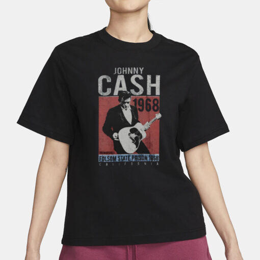 Joe Rogan Wearing Johnny Cash One More Song 1968 Vintage T-Shirt3