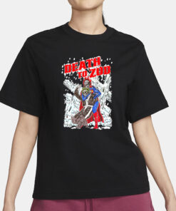 Keon Coleman Wearing Death To Zod T-Shirt3