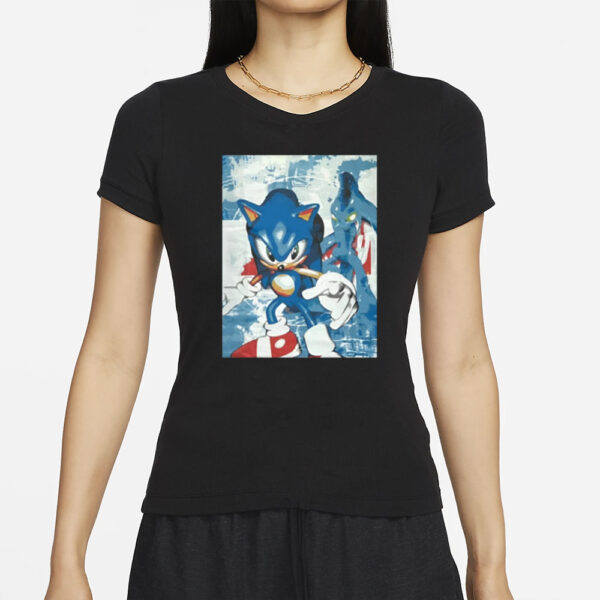 Mamono World The Sonic Big Drip T-Shirts