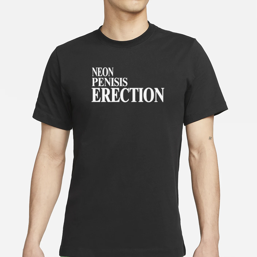 Neon Penisis Erection T-Shirt 4 Neon Penisis Erection T-Shirt