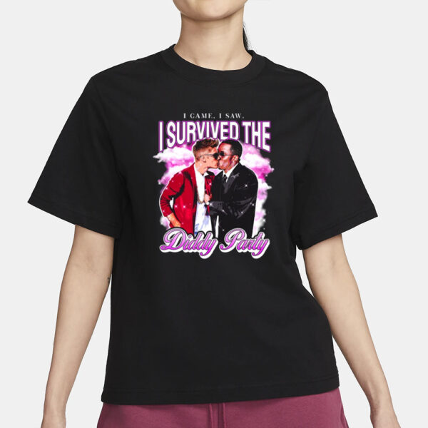 Notsafeforwear I Survived the Diddy Party T-Shirt1