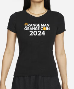 Orange Man Orange Coin Bitcoin T-Shirts