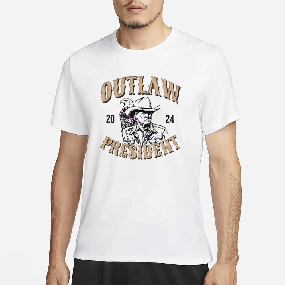 Outlaw President 2024 Trump Eagle T-Shirt 4 Outlaw President 2024 Trump Eagle T-Shirt1