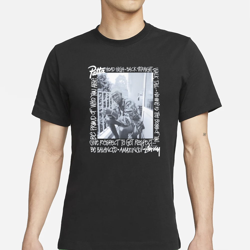 Patta X Stussy Respect T-Shirt 4 Patta X Stussy Respect T-Shirt