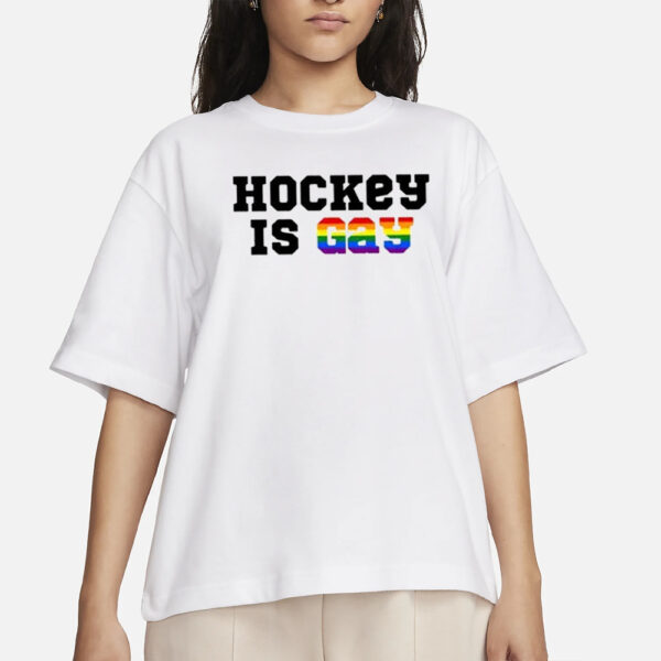 Pride Month Hockey Is Gay T-Shirts