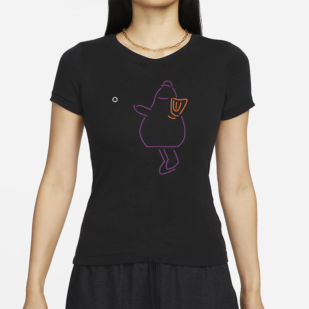 Purple Neon Mascot Throw T-Shirt 4 Purple Neon Mascot Throw T-Shirt