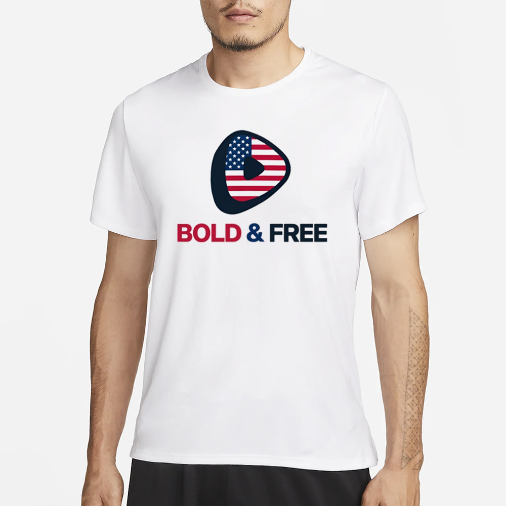 Rick Racela Bold & Free Usa T-Shirt 4 Rick Racela Bold & Free Usa T-Shirt1