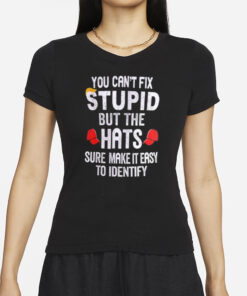 Trump You Can’t Fix Stupid But The Hats Sure Make It Easy To Identify T-Shirt