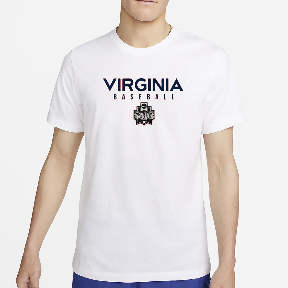 VIRGINIA BASEBALL: 2024 COLLEGE WORLD SERIES T-SHIRT 4 VIRGINIA BASEBALL 2024 COLLEGE WORLD SERIES T-SHIRT2